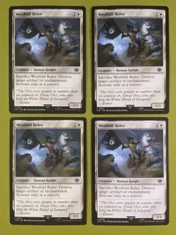 Westfold Rider x4 The Lord of the Rings: Tales of Middle-Earth 4x MTG - Image 1
