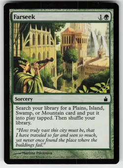 MTG Ravnica: City of Guilds #163 Farseek Lightly played tcg - Image 1