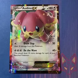 Fates Collide - LP - Audino EX 84/124 English Pokemon (US Seller) - Image 1
