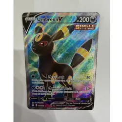 Pokemon Umbreon V Full Art Ultra Rare 188/203 Evolving Skies Holo 200 HP - Image 1