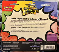 Pokemon TCG: Mega Evolution Ascended Heroes Collection (Erika) 2-Pack Blister - Image 2