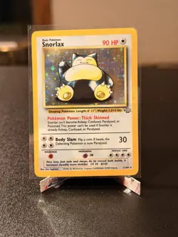 Pokemon Snorlax Jungle Holo Rare 11/64 WOTC 1999 - Image 1