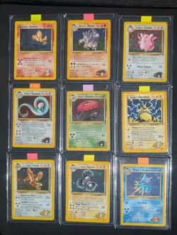 Gym Heroes complete Set 132/132 VG POKEMON WIZARDS - Image 1