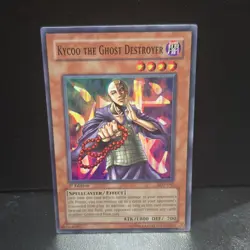 Konami Yu-Gi-Oh! Kycoo the Ghost Destroyer LON-062 Labyrinth 1st Ed 1996 Eng - Image 1