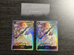 One Piece Adventure on Kami's Island Nami OP15-086 Super Rare SR NM - Image 3