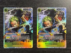 Roronoa Zoro ST29-014 SR Foil One Piece Starter Deck 29: Egghead NM/M LOT Of x2 - Image 1