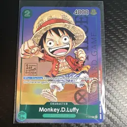 Monkey.D.Luffy (037) (1st Anniversary Tournament) P-037 One Piece Promo NM - Image 1