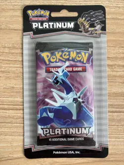Pokemon TCG Platinum Base Set Blister Booster Pack Factory Sealed Dialga Art - Image 1