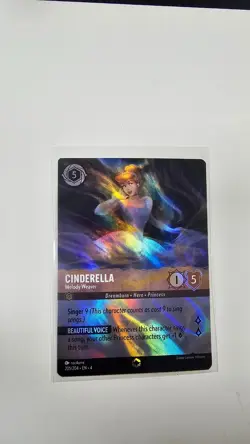 Disney Lorcana Ursula’s Return Cinderella - Melody Weaver (Enchanted) 205/204 - Image 1