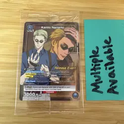 Kento Nanami Alternate Art Release - UEPR/JJK-3-018 NM - Union Arena Sealed - Image 1