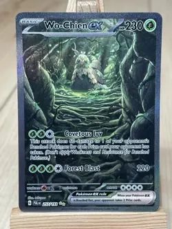 Pokemon TCG Paldea Evolved Wo-Chien EX 257/193 Special Illustration Rare Holo NM - Image 1