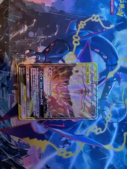 Pokemon TCG Espeon & Deoxys Jumbo GX SM240 Black Star Promo Holo Card - Image 1