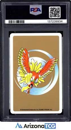 Pokemon 2000 Rattata 019 5 Of Spades Gold Playing Card Japanese GEM MINT PSA 10 - Image 2