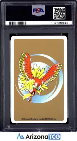 Pokemon 2000 Furret 162 4 Of Spades Gold Playing Card Japanese GEM MINT PSA 10 - Image 2