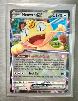 Meowth ex 062/088 - Perfect Order Double Rare Holo - Pokemon Card NM - Image 1