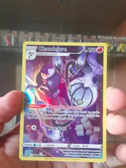 Pokemon Card CHANDELURE Full Art TG04/TG30 TRAINER GALLERY LOST ORIGIN NM - Image 1