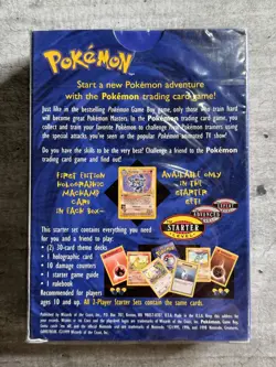Pokemon Card Base Set, Starter Theme Deck WOTC 1999, New & Sealed - Image 2