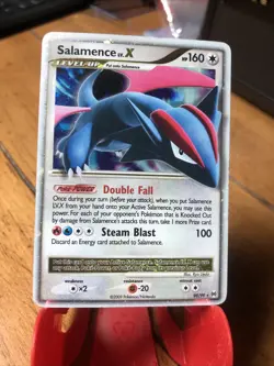 Salamence LV.X Arceus Holo Card 98/99 Rare Pokemon TCG LP - Image 1