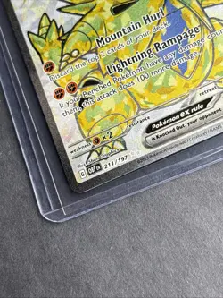 Tyranitar ex 211/197 Obsidian Flames Full Art Ultra Rare Holo Pokemon Card NM - Image 3