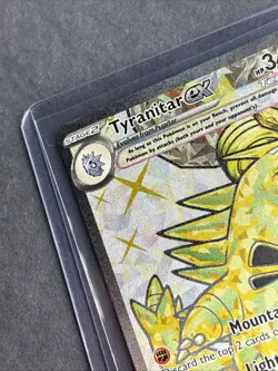 Tyranitar ex 211/197 Obsidian Flames Full Art Ultra Rare Holo Pokemon Card NM - Image 4