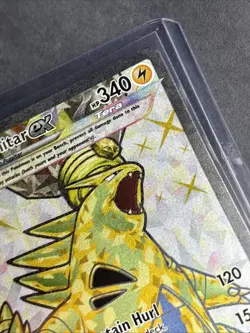 Tyranitar ex 211/197 Obsidian Flames Full Art Ultra Rare Holo Pokemon Card NM - Image 5