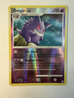 Gengar 27/130 2007 Diamond and Pearl Reverse Holo Rare Pokemon Card - Image 1