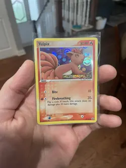 Vulpix 72/106 EX Emerald Reverse Holo Moderately Played Pokemon Card - Image 1
