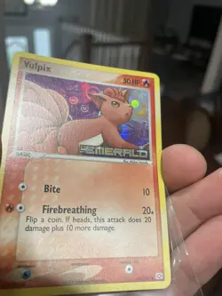 Vulpix 72/106 EX Emerald Reverse Holo Moderately Played Pokemon Card - Image 4