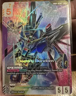 Bandai Gundam Card Game Destiny Gundam GD04-050 LR++ English NM - Image 1