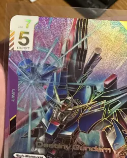 Bandai Gundam Card Game Destiny Gundam GD04-050 LR++ English NM - Image 2