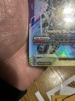 Bandai Gundam Card Game Destiny Gundam GD04-050 LR++ English NM - Image 4