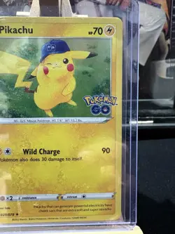 Pikachu Pokemon Card 027/078 2022 Pokemon Go - Image 4