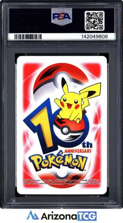 Pokemon 2006 Meditite/Medicham 9 Of Spades 10th Anniversary Playing Cards PSA 10 - Image 2