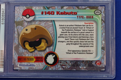 2000 Topps Chrome KABUTO #140 POKEMON T.V. Trading Card PSA Graded NM 7 RARE TCG - Image 5