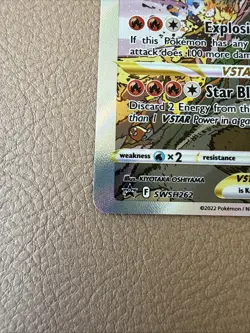 2022 Charizard VSTAR SWSH262 SWSH: Sword & Shield Black Star Promo Card Holo - Image 5