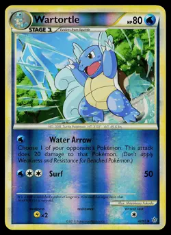 Pokemon Card - Wartortle Unleashed 42/95 Uncommon Reverse Holo - Image 1