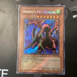 Yugioh! Harpie’s Pet Dragon RP02-EN093 Secret Rare Holo Bleed NM Reprint - Image 1
