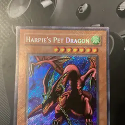 Yugioh! Harpie’s Pet Dragon RP02-EN093 Secret Rare Holo Bleed NM Reprint - Image 4