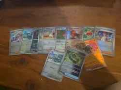 14x English Pokemon TCG Prismatic Evolutions Reverse Pokeball holo card lot - Image 1