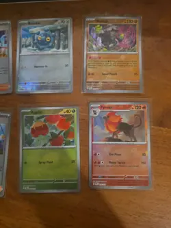 14x English Pokemon TCG Prismatic Evolutions Reverse Pokeball holo card lot - Image 3