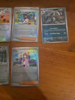 14x English Pokemon TCG Prismatic Evolutions Reverse Pokeball holo card lot - Image 5