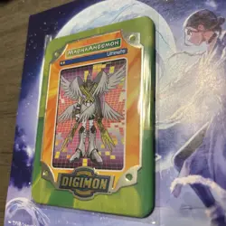 magnaangemon Taco Bell Digimon Promo Tin Metal Card - Image 2
