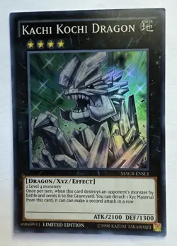 Kachi Kochi Dragon MACR-ENSE1 Limited Edition Super Rare Yugioh - Image 1