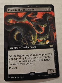 Persistent Constrictor (Extended Art) Commander: Duskmourn: House of Horror... - Image 1