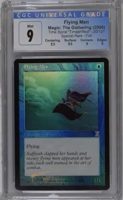 FLYING MEN Timeshifted Foil CGC 9 Q++ MTG [Nostalgium] - Image 1