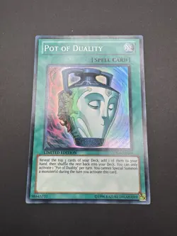Yugioh Pot of Duality CT08-EN008 Super Rare Limited Edition NM - Image 1