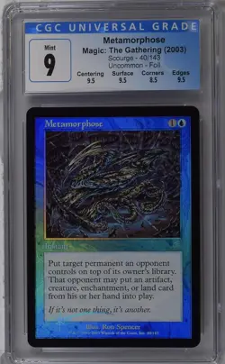METAMORPHOSE Scourge Foil U CGC 9 MTG [Nostalgium] - Image 1