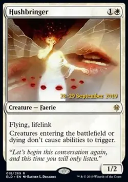 MTG Hushbringer - Foil - Prerelease Promo, Prerelease & Release Promos, Lightly - Image 1