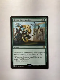 Mtg Heroic Intervention LP Aether Revolt Magic The Gathering Green - Image 1