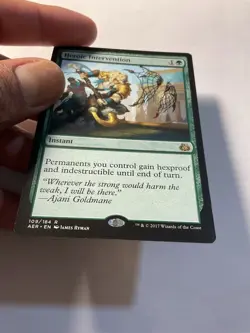 Mtg Heroic Intervention LP Aether Revolt Magic The Gathering Green - Image 2